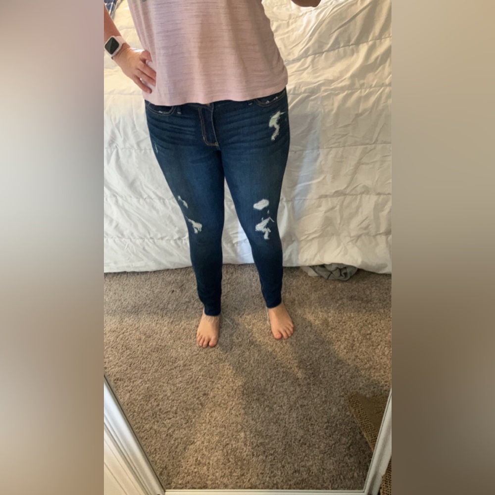 hollister low rise super skinny jeans